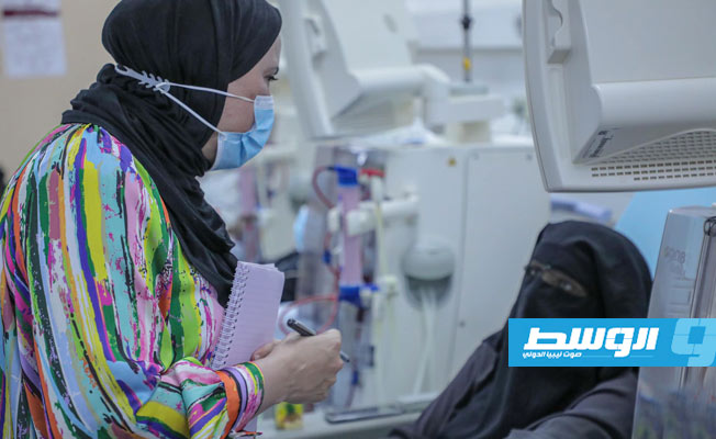من جولة وزير الصحة علي الزناتي في ترهونة وجنزور، 1 أغسطس 2021. (وزارة الصحة)