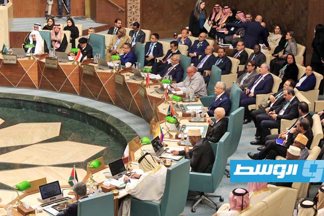 مشاركون في مؤتمر البرلمان العربي السابع بالقاهرة، 22 فبراير 2025 (مجلس النواب)