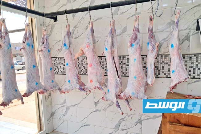 حملة على محال جزارة في الأبيار، 10 مارس 2025. (شعبة الإعلام بالحرس البلدي فرع الأبيار)