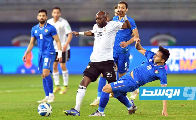 مبارة سابقة لمنتخب ليبيا. (الإنترنت)