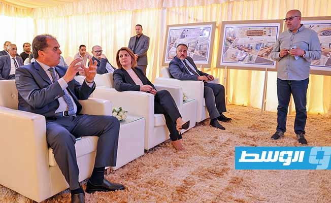 من افتتاح المرحلة الثانية من استكمال صيانة وترميم وتجهيز «المبنى الرخامي» المقر الرئيسي لوزارة الخارجية والتعاون الدولي، 30 مارس 2023. (وزارة الخارجية)