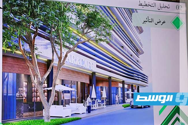 التصاميم والمواقع الأساسية لتنفيذ مواقف سيارات ذكية في طرابلس. (حكومتنا)