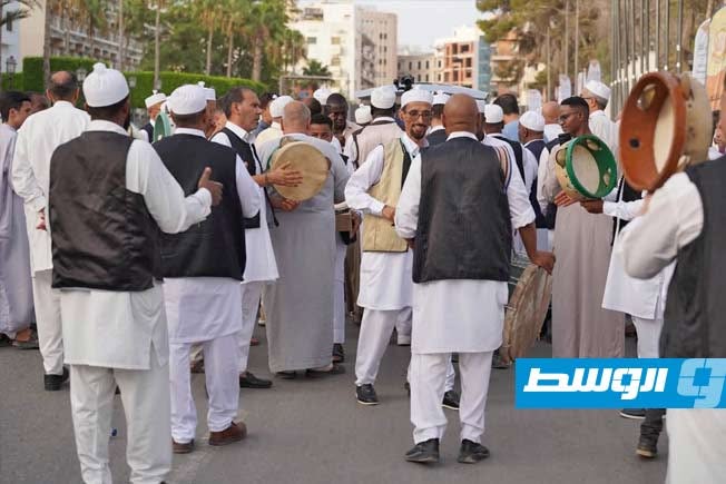 جانب من فعاليات افتتاح الدورة الثالثة عشرة لمهرجان طرابلس الدولي للمالوف والموشحات في 24 يوليو 2026. (الهيئة العامة للسينما والمسرح والفنون)