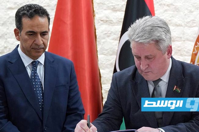 من لقاء عقيلة مع وفد بيلاروسيا، 25 مايو 2025. (المركز الإعلامي لرئيس مجلس النواب)
