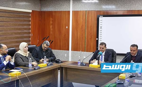 اجتماع الدبيبة مع المجلس البلدي غريان، الأحد 8 ديسمبر 2024. (حكومتنا)