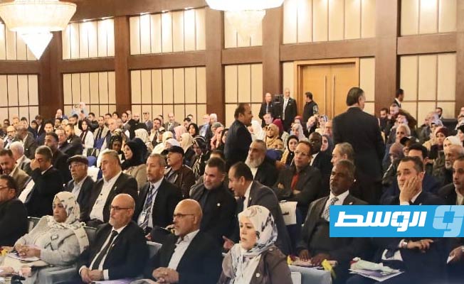 جانب من أعمال أعمال المؤتمر الدولي الرابع للتربية البدنية وعلوم الرياضة الأربعاء 13 ديسمبر 2023 (حساب اللجنة الأولمبية على فيسبوك)