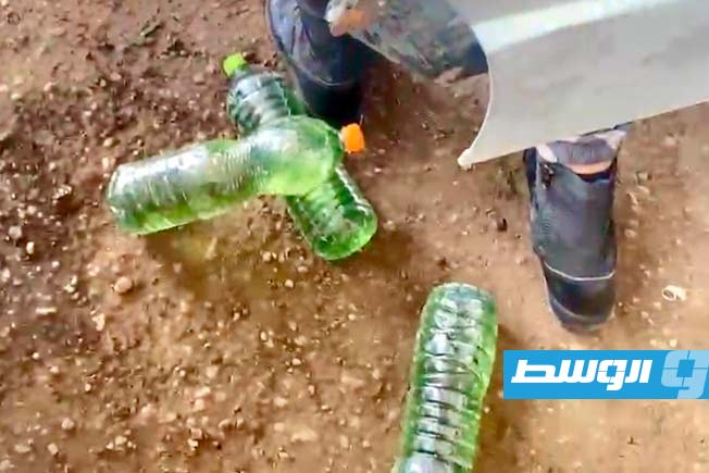 سلع مخبأة داخل السيارت بمنفذ رأس اجدير، 13 أبريل 2025. (منفذ رأس اجدير)