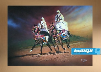 الفنان صلاح الشاردة وبورتريهاته المميزة