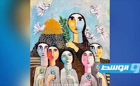 الفنانة تغريد البقشي عاشقة اللون الأبيض