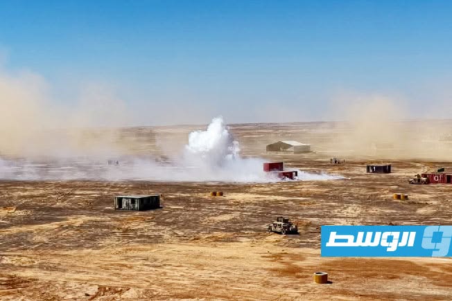 مناورة عسكرية مشتركة باسم «الترابط» بين القيادة العامة والجيش الأردني، 5 يوليو 2026. (شعبة الإعلام الحربي)