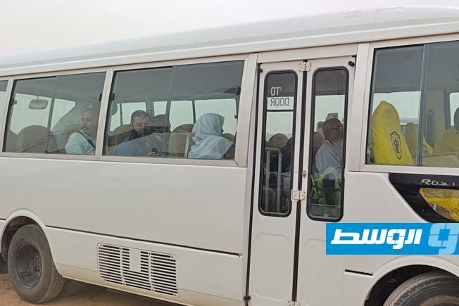 ركاب طائرة مطار الأبرق الذين كانوا متوجهين إلى جدة، 24 مايو 2025 (شركة الخطوط الجوية الأفريقية)