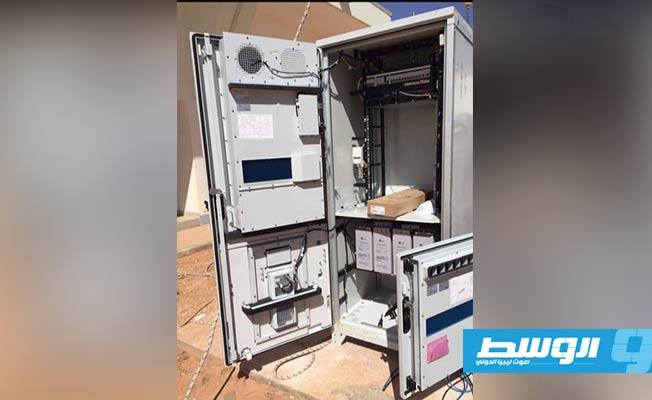 إطلاق خدمة الإنترنت بحقل الوفاء, 12 ديسمبر 2020. (شركة مليتة للنفط والغاز)