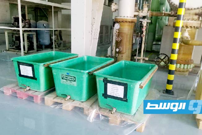 صيانة الوحدة الخامسة بمحطة شمال بنغازي، 30 سبتمبر 2025. (وزارة الكهرباء)