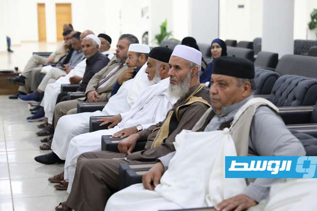 جانب من اجتماع لنائبة الممثلة الخاصة للأمين العام للأمم المتحدة ستيفاني خوري في الزنتان، الأربعاء 21 مايو 2025 (البعثة الأممية)