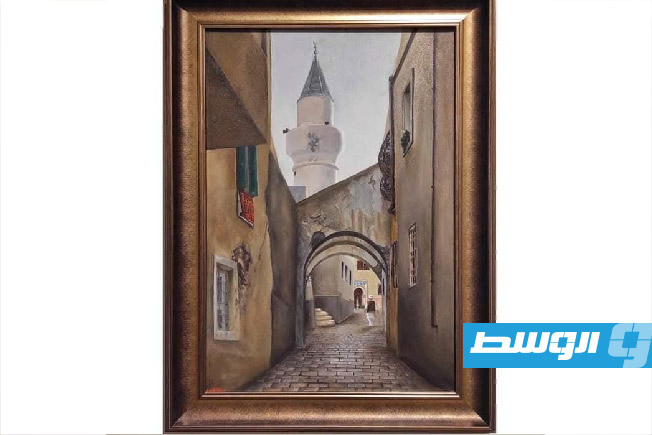 لوحة للفنانة الليبية مودة زِقْلِم (فيسبوك)