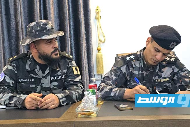 جانب من اجتماع أمني لمناقشة تشكيل غرفة أمنية لمكافحة التعديات الكهربائية في الجنوب، الثلاثاء 18 مارس 2025 (الإدارة العامة للعمليات الأمنية)