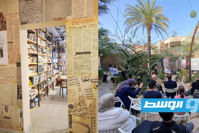 الفنانة الفرنسية آن ليز بروييه تُنظّم ورشة فنية في طرابلس ضمن مشروع فوتوغرافي حول المتوسط. (سفارة فرنسا في ليبيا - منصة إكس)