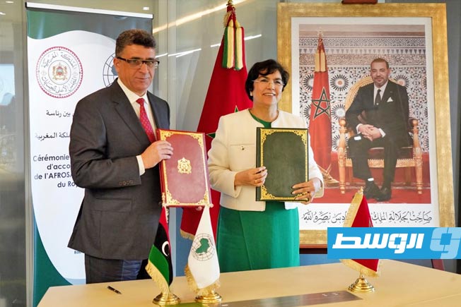 شكشك مع الرئيس الأول للمجلس الأعلى للحسابات بالمغرب زينب العدوي، الرباط، 2 مايو 2025 (ديوان المحاسبة)