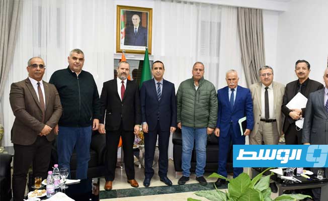 جلسة مباحثات وفد الشركة العامة للكهرباء مع سونالغاز في الجزائر، 27 ديسمبر 2022. (سونالغاز)