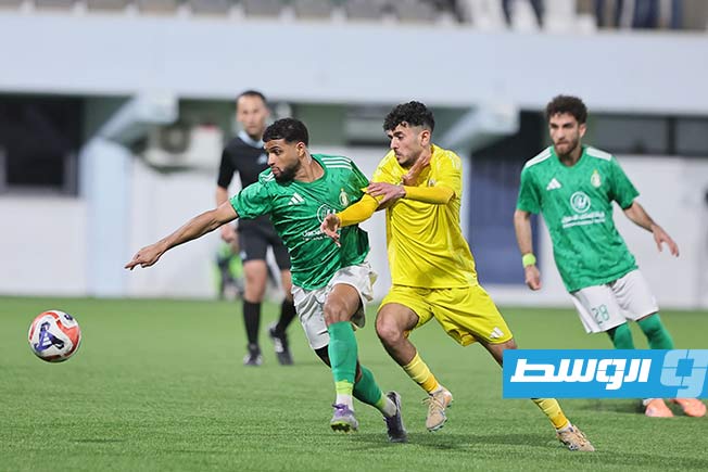 مباراة الأهلي طرابلس وأبوسليم في الدوري الليبي الممتاز لكرة القدم، الثلاثاء 27 يناير 2026 (تصوير - محمود دردور - خاص الوسط)