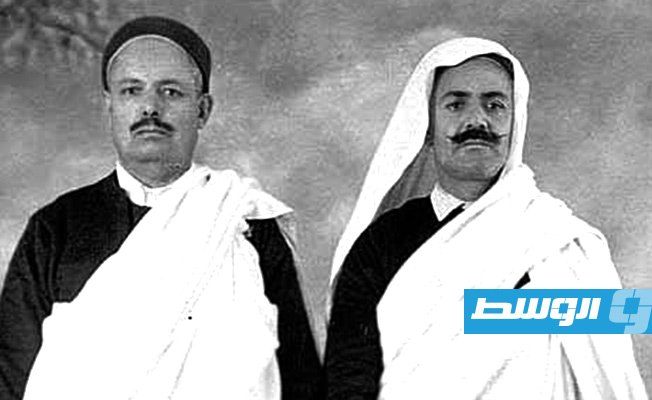 المجاهدان الشيخان اللذان سجلا صفات مشرفة في تاريخ ليبيا عبدالحميد العبار ومحمود بوهدمة