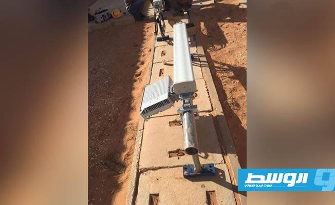 إطلاق خدمة الإنترنت بحقل الوفاء, 12 ديسمبر 2020. (شركة مليتة للنفط والغاز)