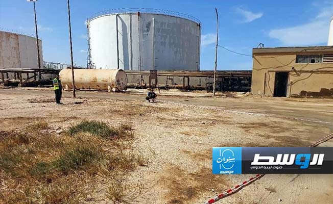 من عمليات الحفر بمشروع محطة الحقن في مدينة درنة، 23 أكتوبر 2024. (الشركة العامة للكهرباء)