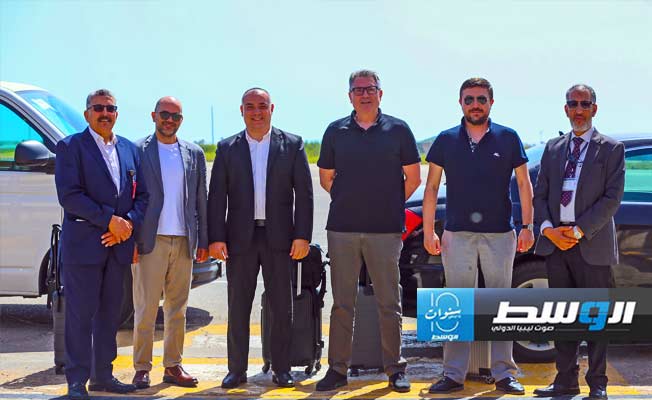 جانب من زيارة الوفد القطري، الأربعاء 29 مايو 2024 (مصلحة المطارات)