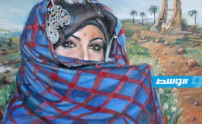 لوحات الفنانة نجاة أبوشيبة ارتحلت بدونها