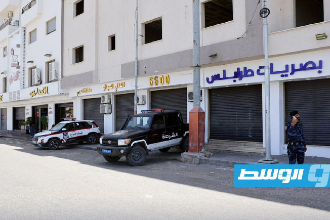 انتشار الأمن في بلدية أبوسليم، 13 مايو 2025. (وزارة الداخلية)