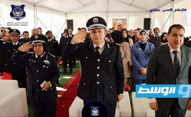 افتتاح قسم حماية الطفل والأسرة في مديرية أمن بنغازي، 17 مارس 2023، (صفحة المديرية على فيسبوك)
