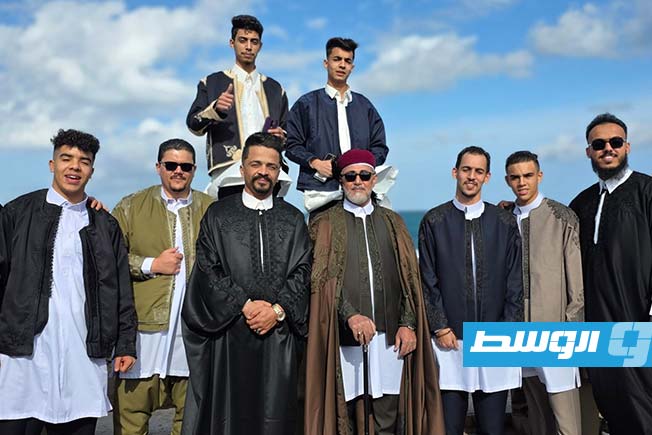 الشباب المشاركون في التجمع، 31 مارس 2025. (تصوير: ماهر الغرياني)