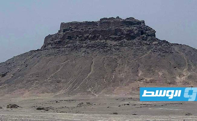 عناصر جهاز الشرطة السياحية وحماية الآثار في موقع أثري في غدامس، 7 أبريل 2023. (الصفحة الرسمية للجهاز)