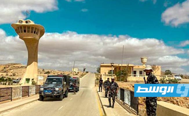 جانب من عمليات حضر المباني الواقعة بحرم مسار وادي المجنين، الأحد 24 سبتمبر 2023 (إدارة إنفاذ القانون بالإدارة العامة للعمليات الأمنية)