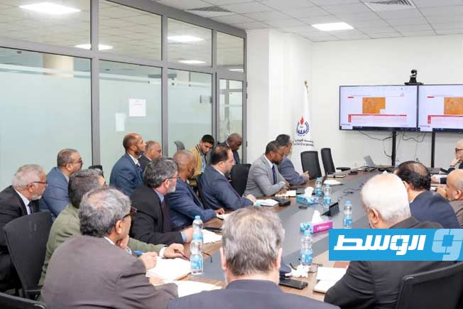لقاء مسؤولي مؤسسة النفط مع وفد شركة «بونا»، 27 نوفمبر 2025. (صفحة المؤسسة على فيسبوك)