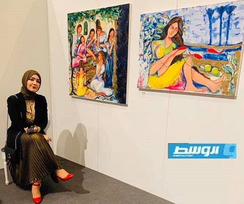 نجلاء الشفتري فنانة تحمل مدينتها في داخلها