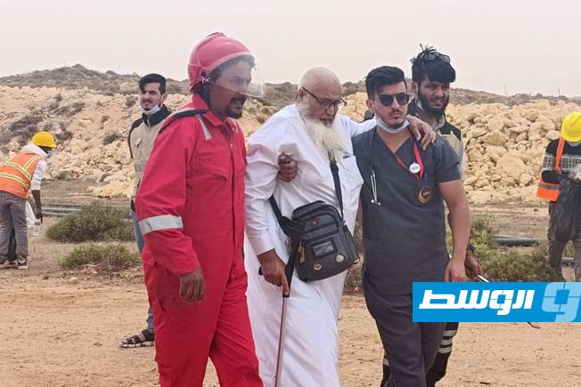 حاج كان على متن طائرة مطار الأبرق الذين كانوا متوجهين إلى جدة، 24 مايو 2025 (شركة الخطوط الجوية الأفريقية)