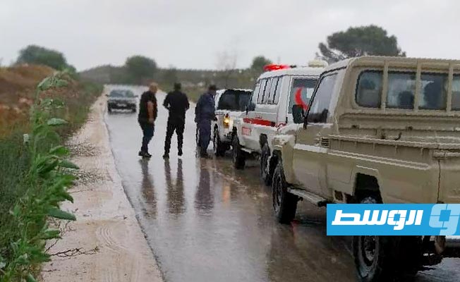 جهود في بلدية المرج لعلاج آثار الأمطار الغزيرة التي ضربت المدينة. (المجلس التسييري لبلدية المرج)
