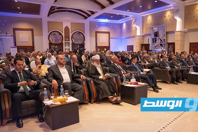 جانب من فعاليات افتتاح «موسم ليبيا الثقافي 2026» في «فندق كورنثيا - قاعة لبدة» بطرابلس في 11 يوليو 2026. (موسم ليبيا الثقافي على فيسبوك)