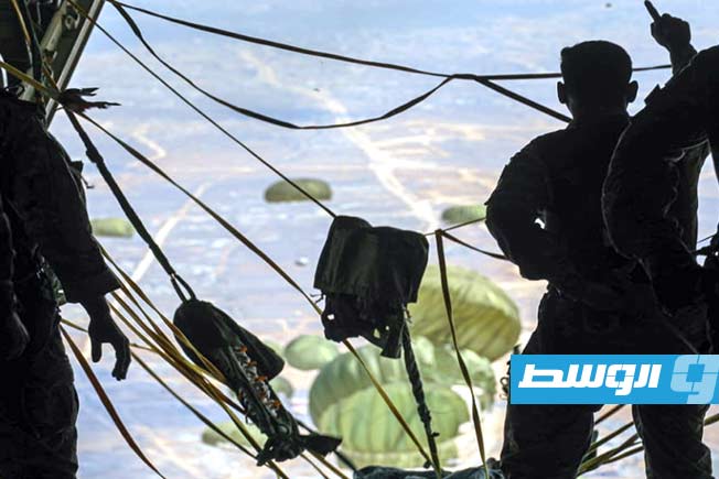 إسقاط المساعدات الأردنية على قطاع غزة، 17 أغسطس 2025. (الإنترنت)