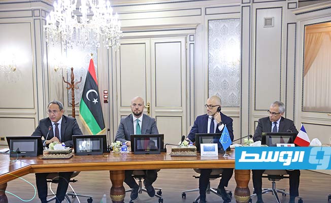 من لقاء سفراء الاتحاد الأوروبي لدى ليبيا مع الدبيبة، 10 ديسمبر 2023 (حكومة الدبيبة)