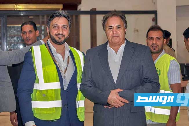 زيارة وفد إماراتي لمطار بنينا الدولي، 7 أكتوبر 2025. (بلدية بنغازي)