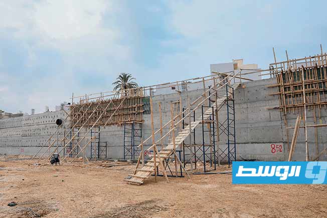 من مشاريع إعمار مدينة درنة، 5 يناير 2025. (صندوق إعمار ليبيا)