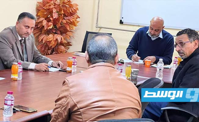 جانب من اجتماع المكتب التنفيذي للاتحاد الليبي للدراجات بطرابلس، 21 فبراير 2023. (الإنترنت)