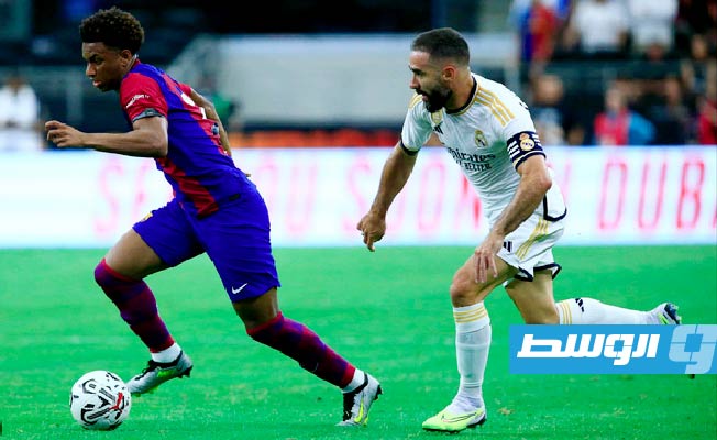 مباراة برشلونة الودية أمام ريال مدريد. (إنترنت)