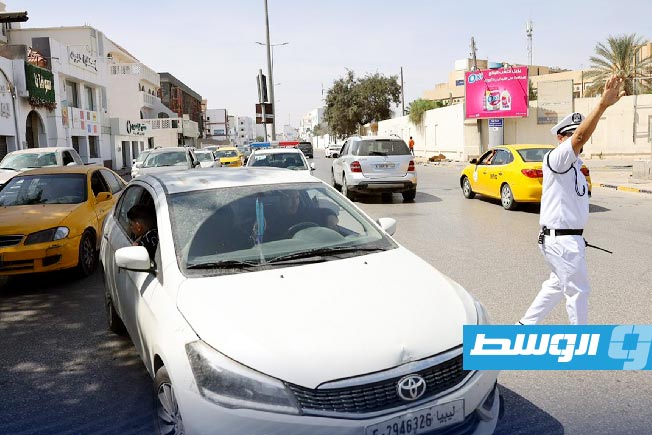 انتشار الأمن في بلدية أبوسليم، 13 مايو 2025. (وزارة الداخلية)