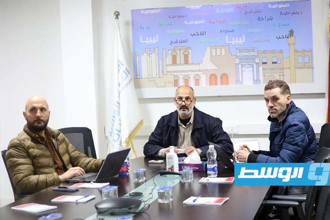 جانب من اجتماع إدارة التوعية والتواصل بمفوضية الانتخابات مع منسقي المكاتب، الإثنين 30 ديسمبر 2024 (صفحة المفوضية على فيسبوك)