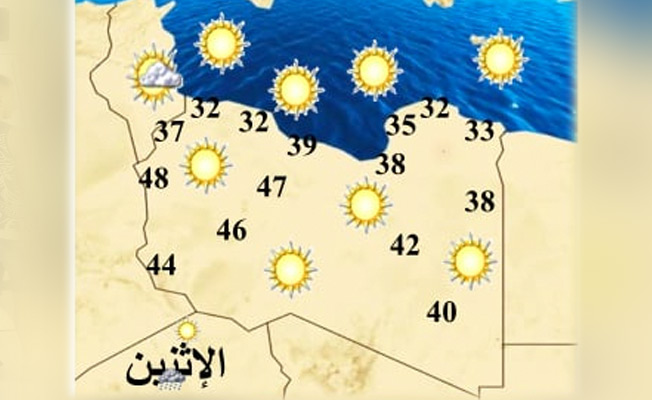 الأرصاد: ارتفاع درجات الحرارة على مناطق الساحل الغربي