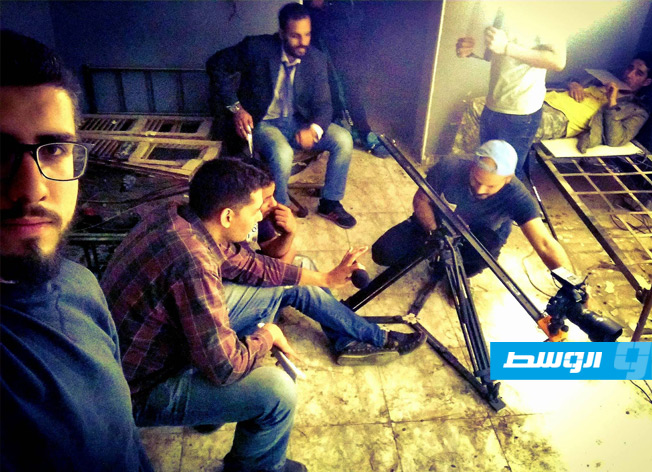 من كواليس تصوير مسلسل «كييخ لاند» لنزار الحراري (بوابة الوسط)