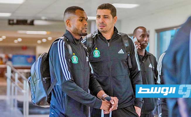 بعثة فريق الأهلي طرابلس المتجهة إلى تونس، 28 أبريل 2023. (الإنترنت)